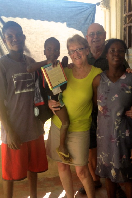 Ron and Sandy with ClaudeBensky and his family