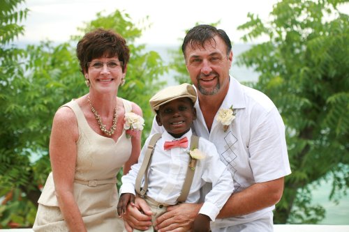 Matthew and my parents at my wedding nearly one year ago. When Matthew was rescued, the doctors estimated he was within 48 hours of dying. God's timing was perfect and Matthew reminds me that miracles still DO happen.